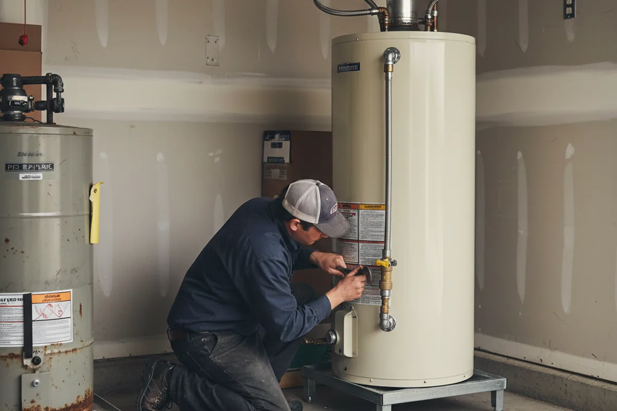 Water heater and shutoff valve replacement in Klamath Falls