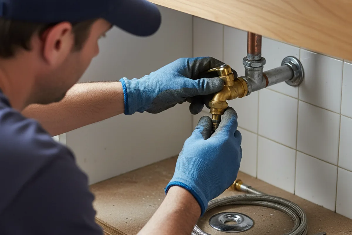 Shutoff valve and fitting work during Repiping in Klamath Falls